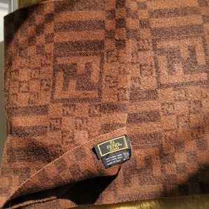 FENDI VINTAGE WOOL SCARF